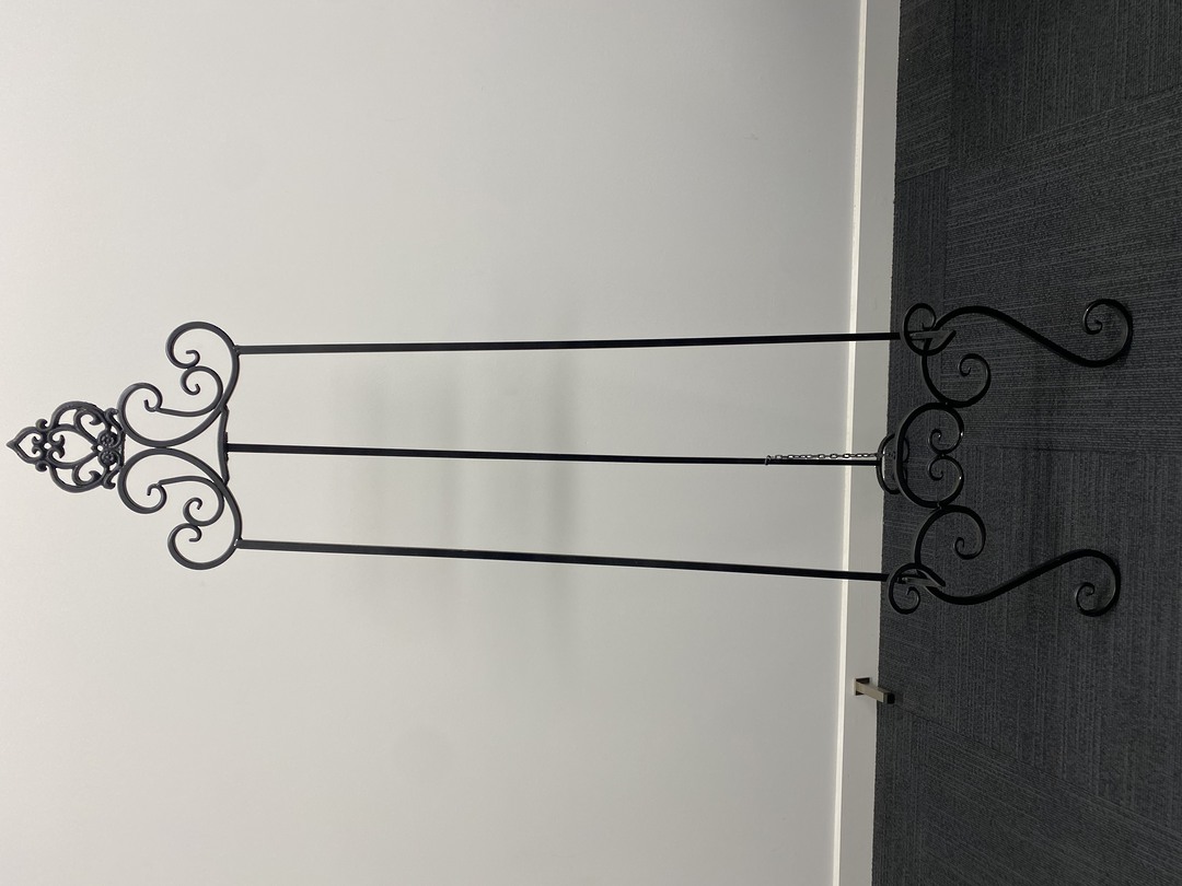 Easel Wrought Iron - Black image 0